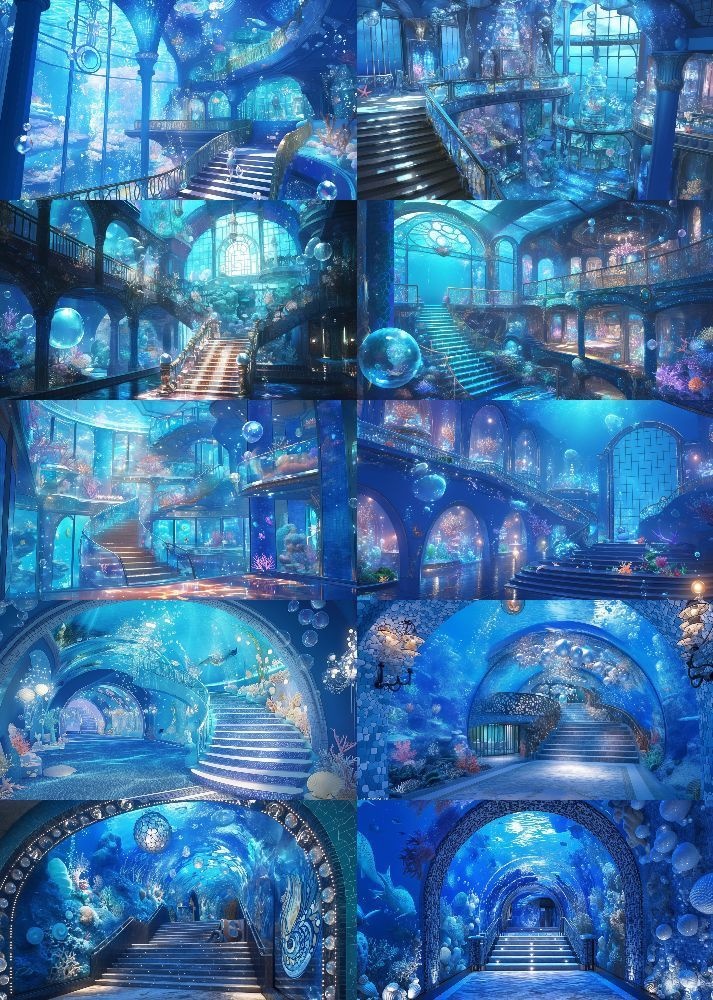 人魚の宮殿 背景 16:9 128枚