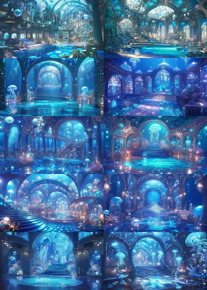 人魚の宮殿 背景 16:9 128枚