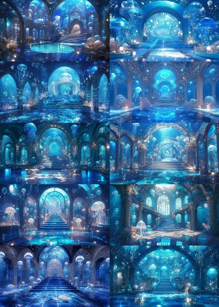 人魚の宮殿 背景 16:9 128枚