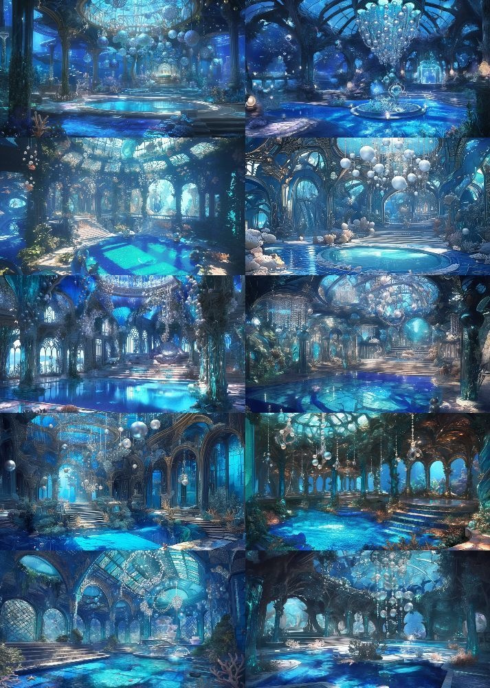 人魚の宮殿 背景 16:9 128枚
