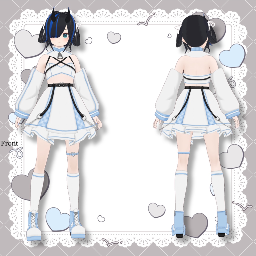 【Vroid製】Angel Track set - 天使のジャージセット 全8色