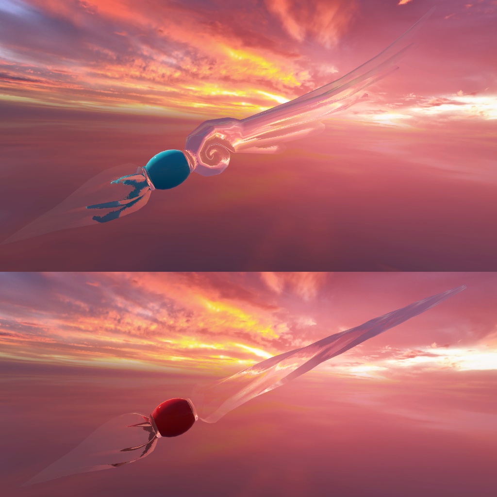 VRC想定 QvPen差し替えモデル ガラスペン