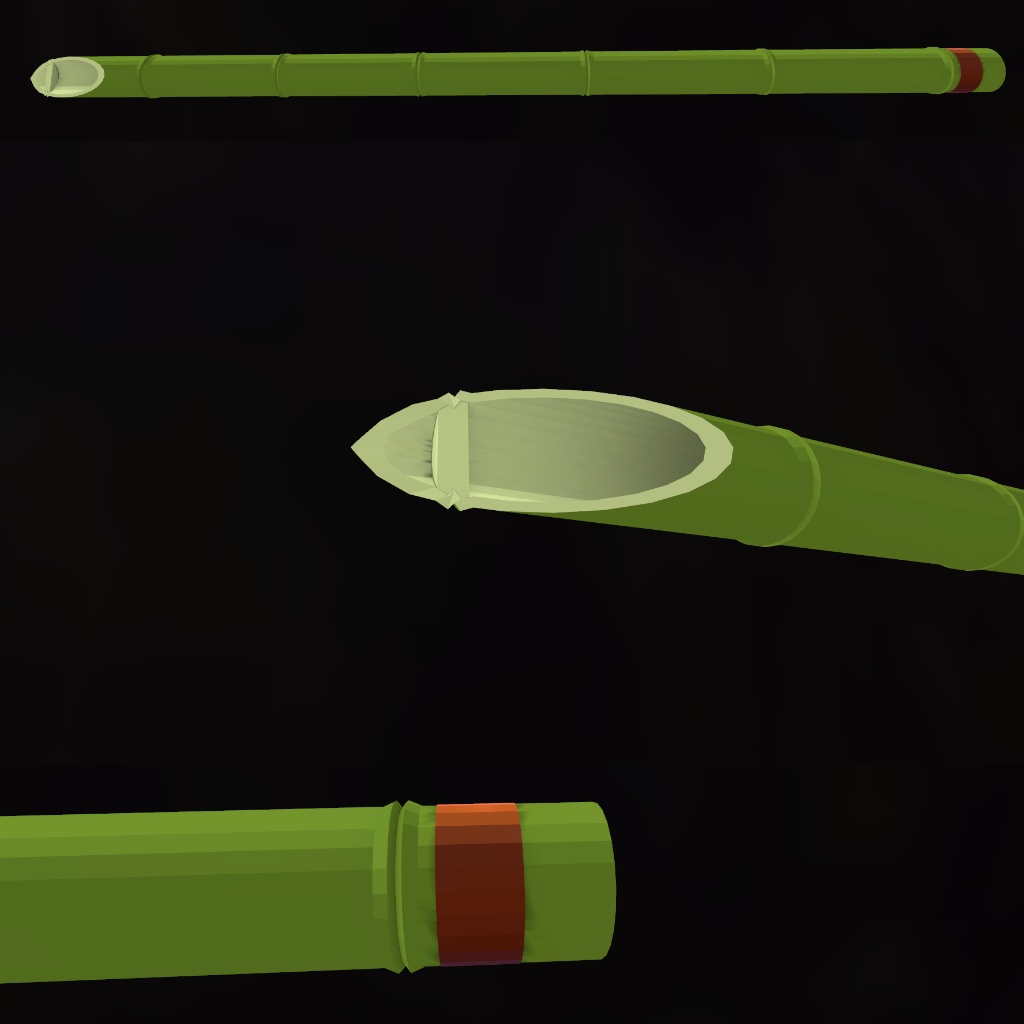 VRC想定 QvPen差し替えモデル 槍