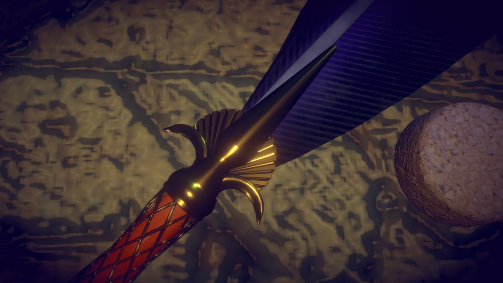 VRC想定 QvPen差し替えモデル 羽ペン