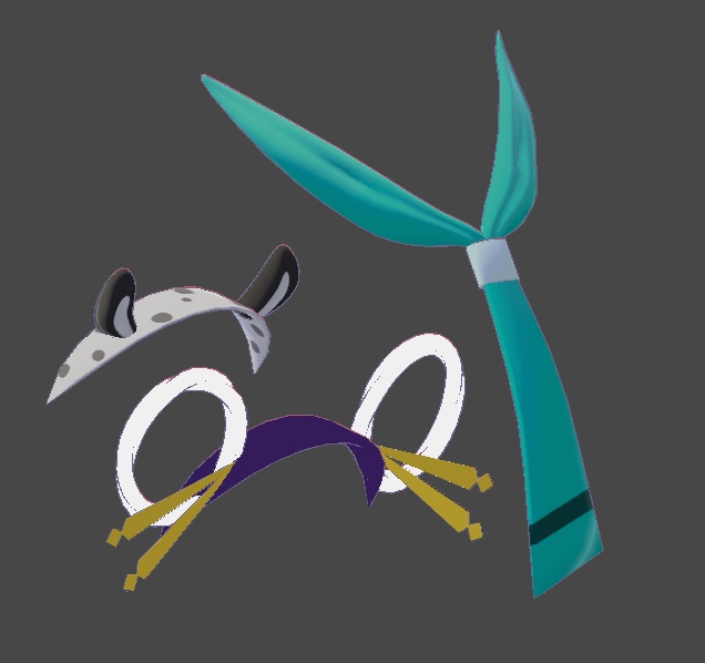 超かぐや姫ファンメイド ネクタイのみ カチューシャ