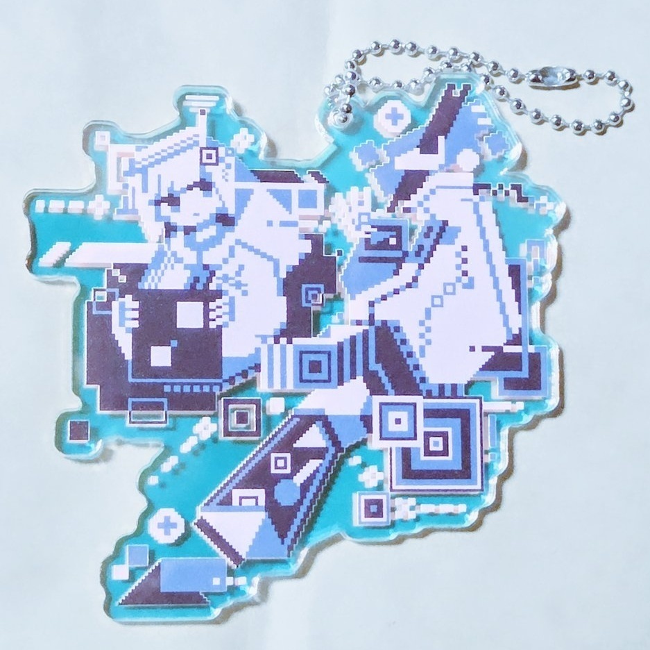 アクリルキーホルダー(栞付き)