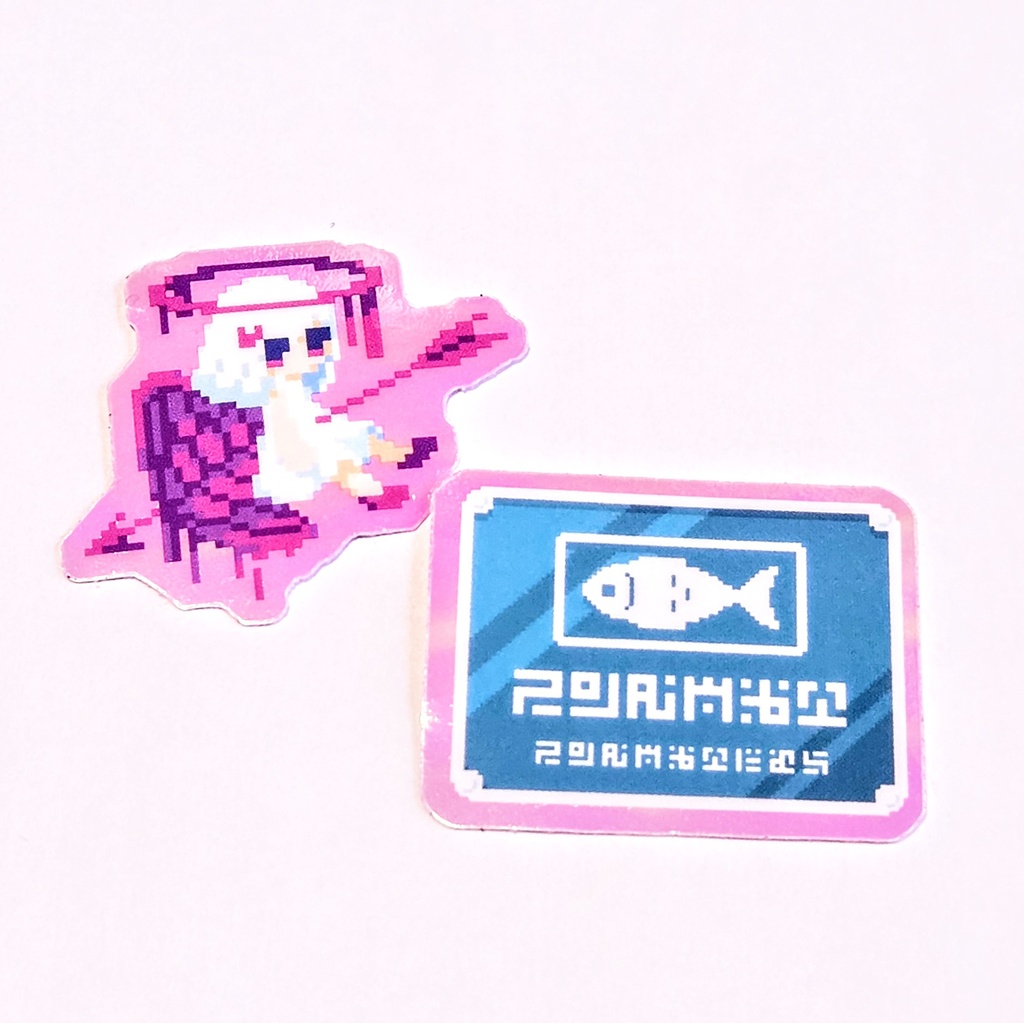 (魚)小オーロラステッカー