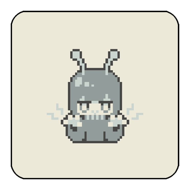 宇宙人缶バッジ