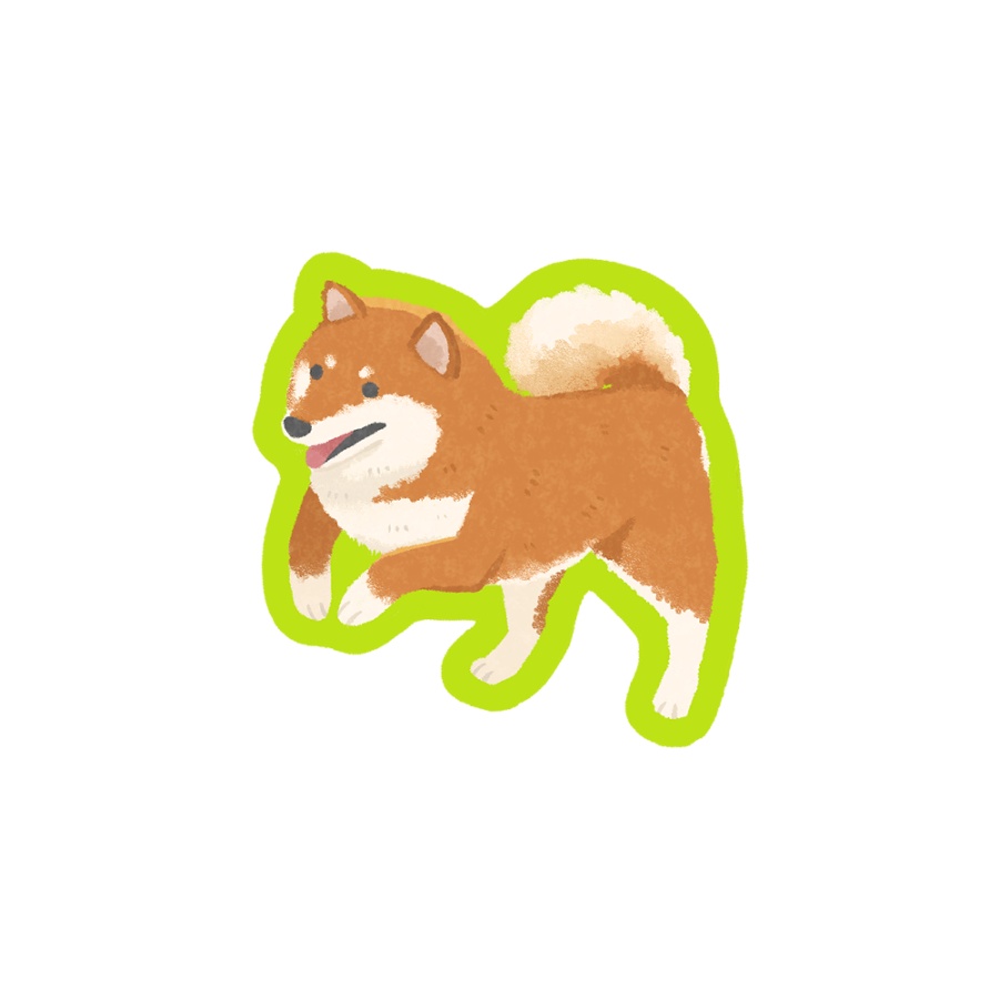 柴犬シール
