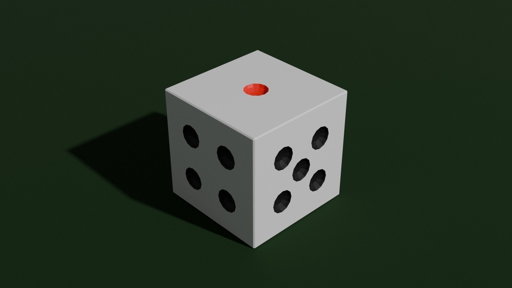 さいころ　blender