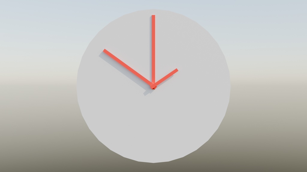 時計ノード　blender