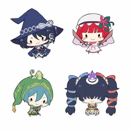 ちびちびアクリルキーホルダー