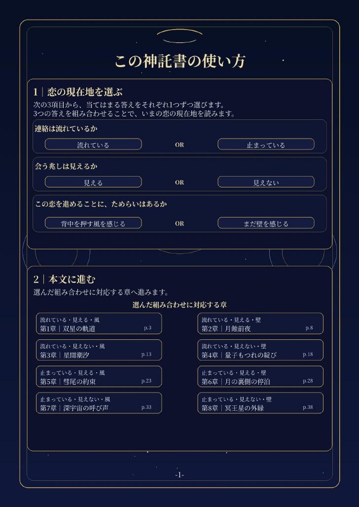 【発売記念980円】好きな人との恋の流れを読む占い|全天神託 恋愛篇