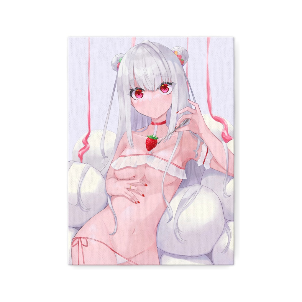 しらたまちゃんキャンバス