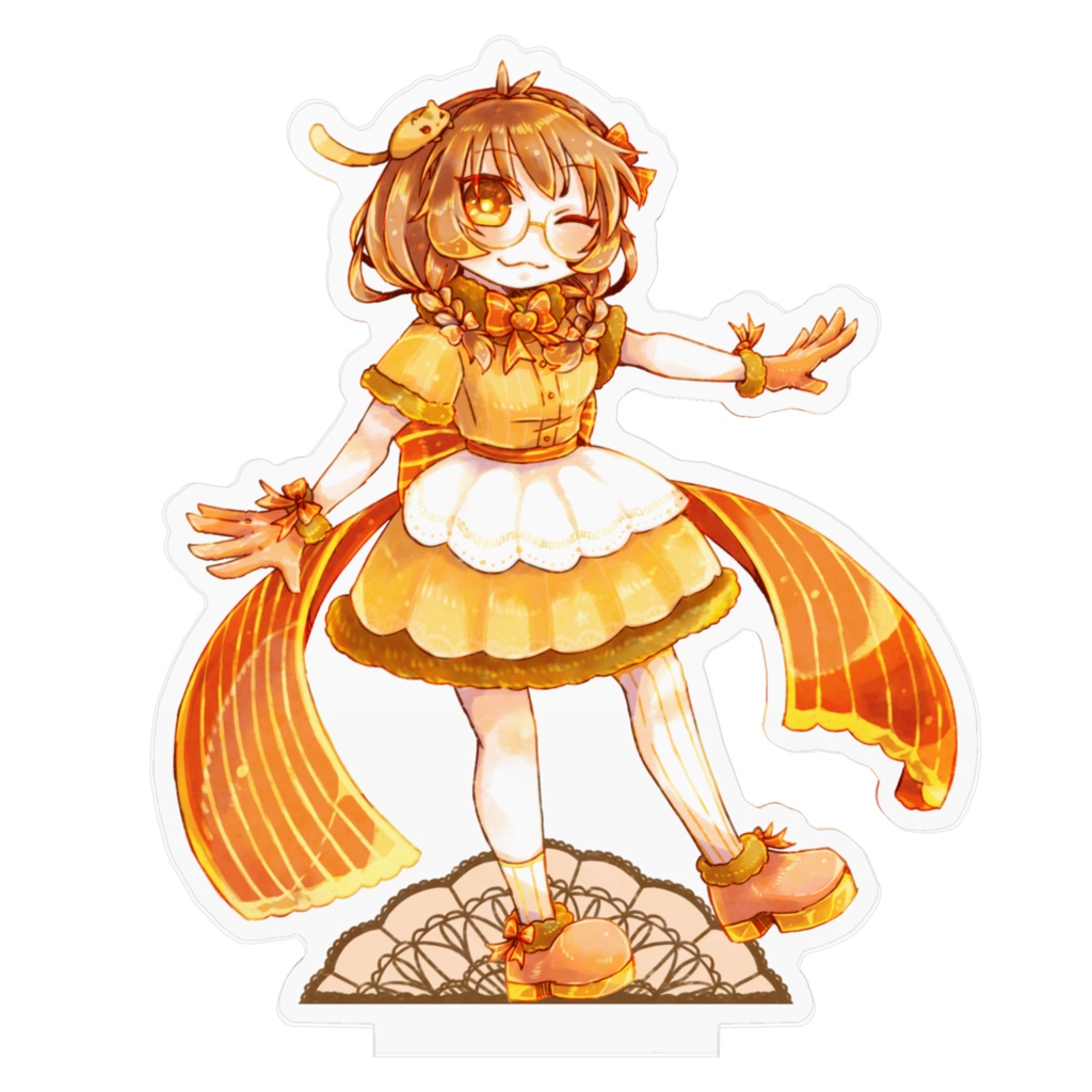 御布団院やまね(リボン衣装)アクリルスタンド