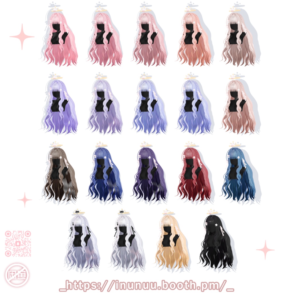 「FullSet 30% OFF」✨セール中✨【16アバター対応】 HairSet.01