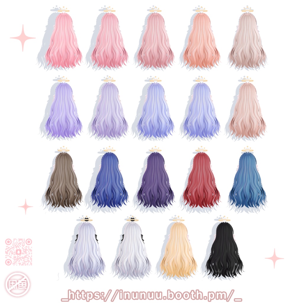 「FullSet 30% OFF」✨セール中✨【16アバター対応】 HairSet.01