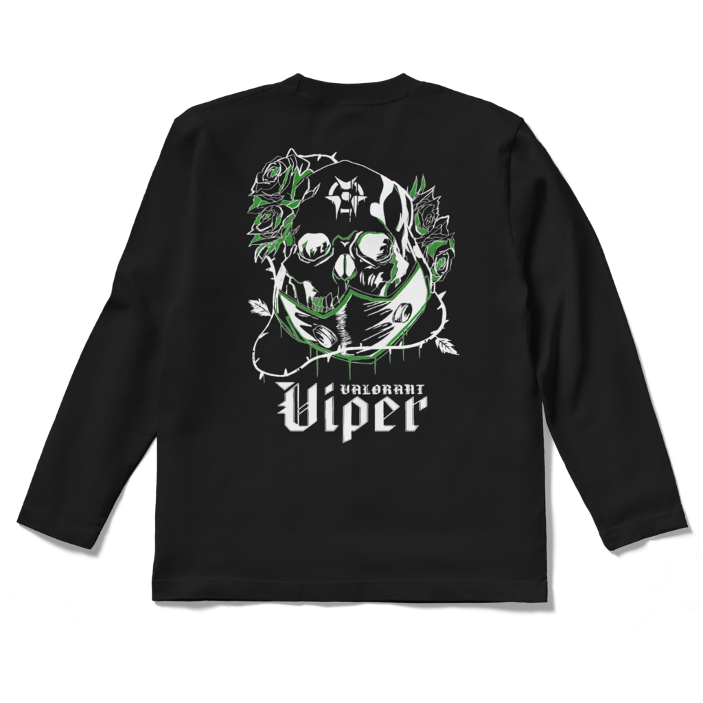 【VALORANT】トキシックスカルロングスリーブT