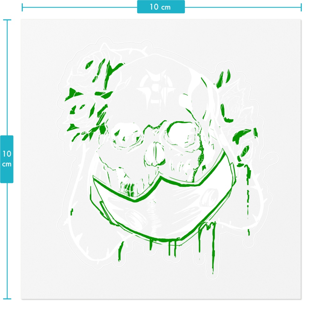 【VALORANT】トキシックスカルステッカー