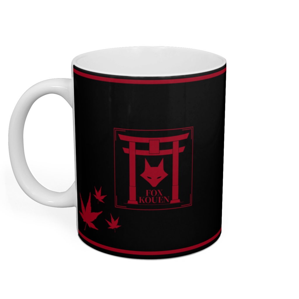 狐ノ紅焔ロゴマグカップ