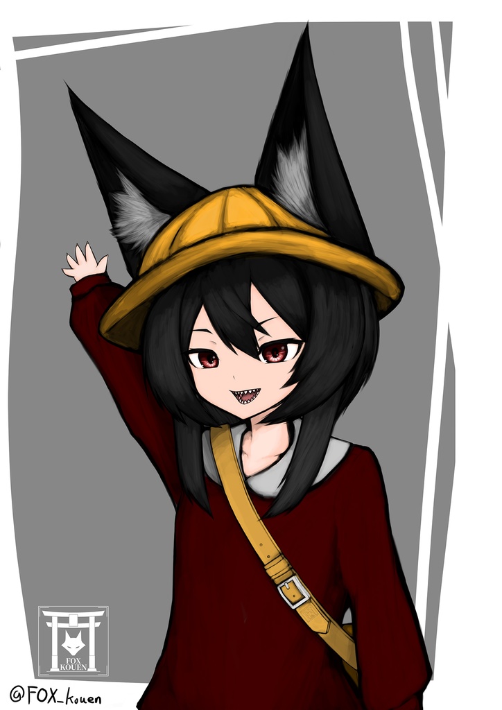 幼女ノ紅焔ICカードステッカー