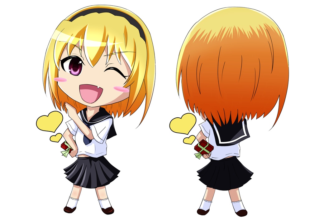 バレンタインさとりかアクリススタンド