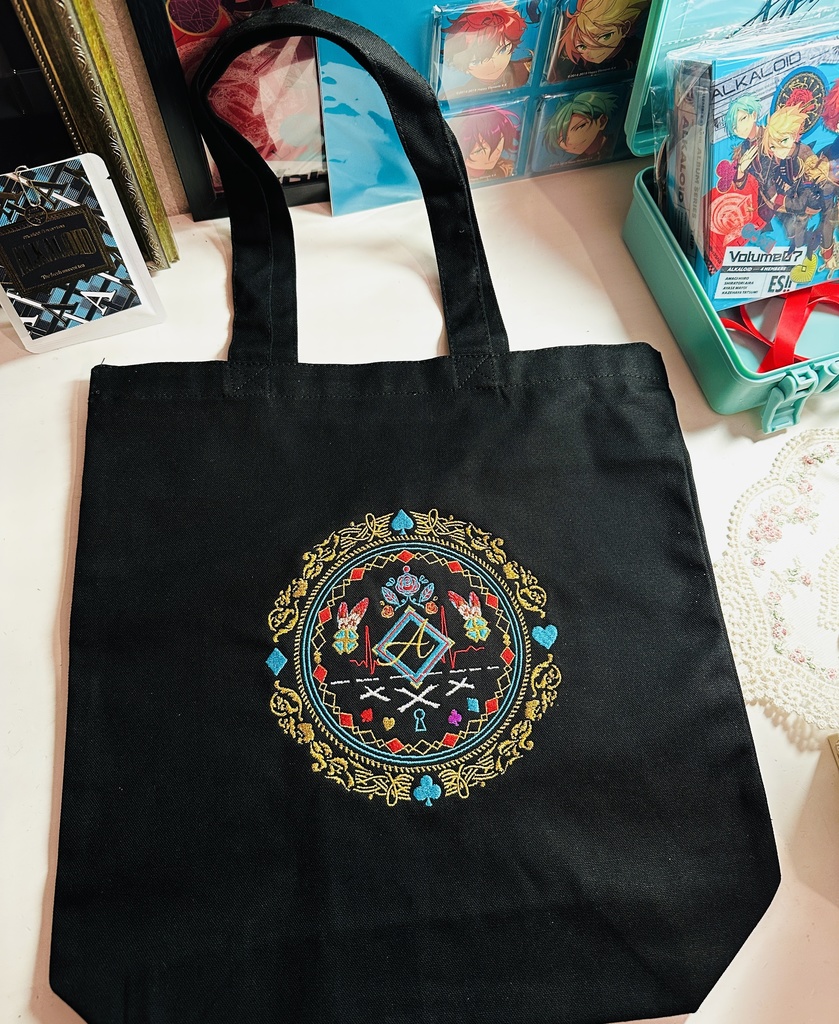 刀剣 刺繍トートバッグ