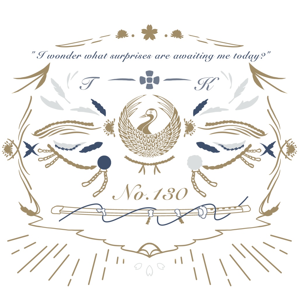 刀剣 刺繍トートバッグ