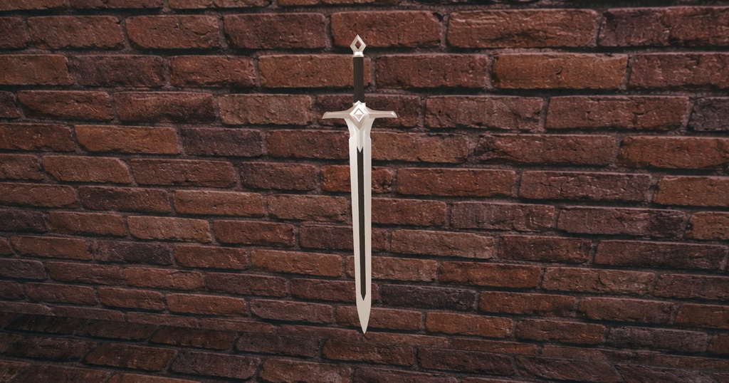 【ローポリアクセサリー】無垢の剣