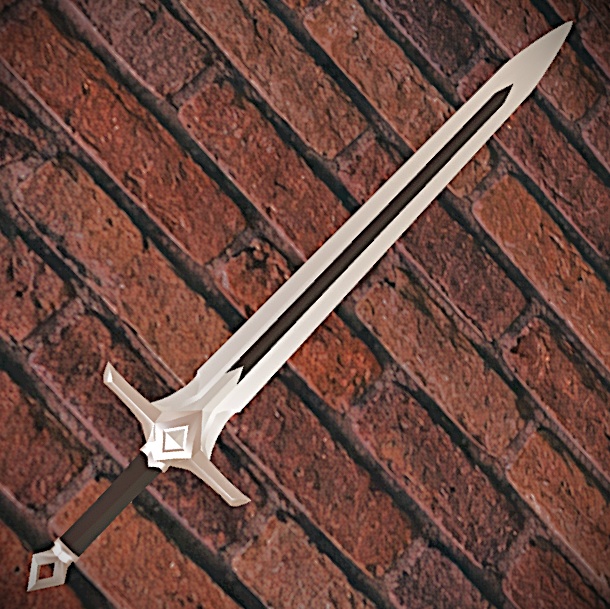 【ローポリアクセサリー】無垢の剣