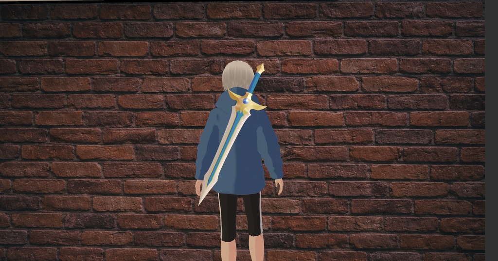 【ローポリアクセサリー】無垢の剣