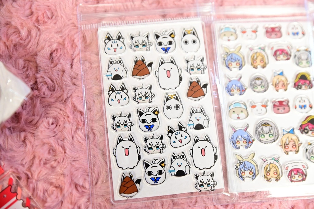 非公式】シャカシャカアクリルパーツ　フブキングダム