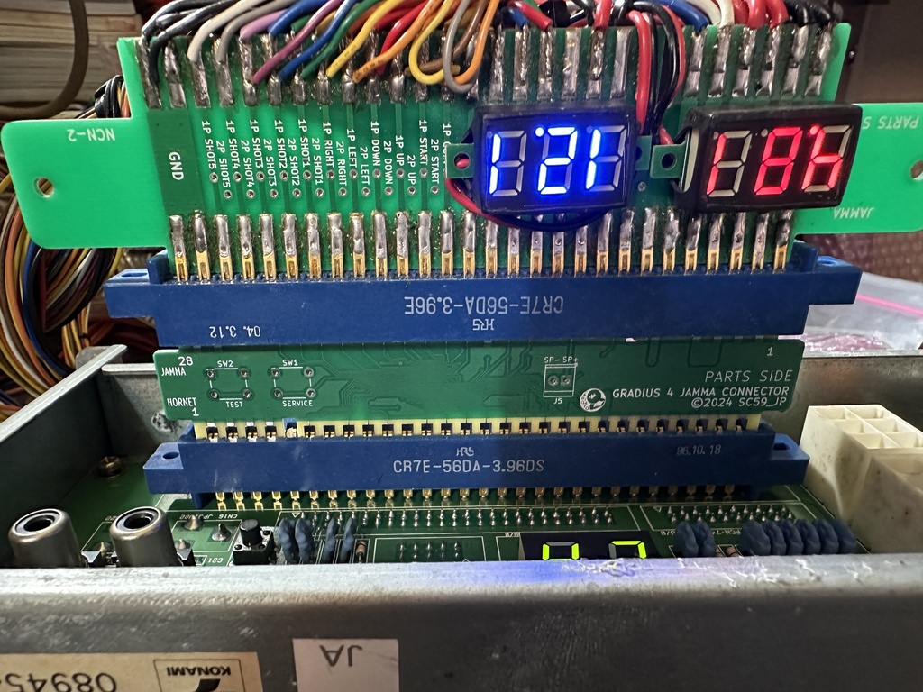 KONAMI HORNET 用簡易I/O 基板