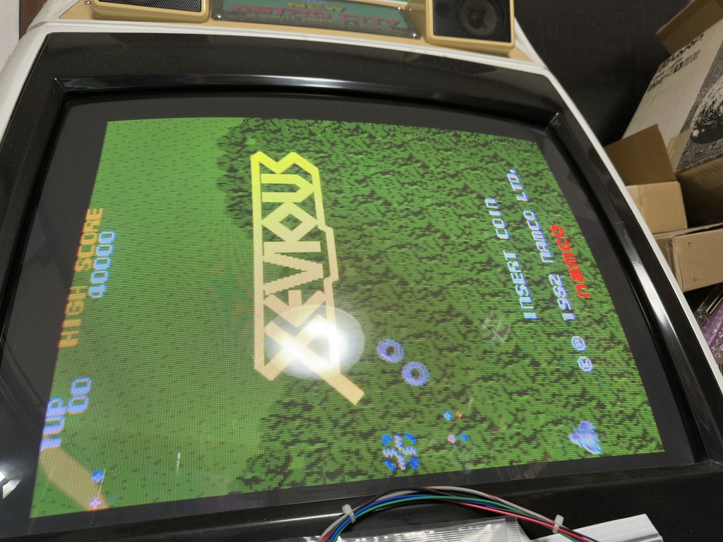 namco 配列 → JAMMA 配列 変換ハーネス基板