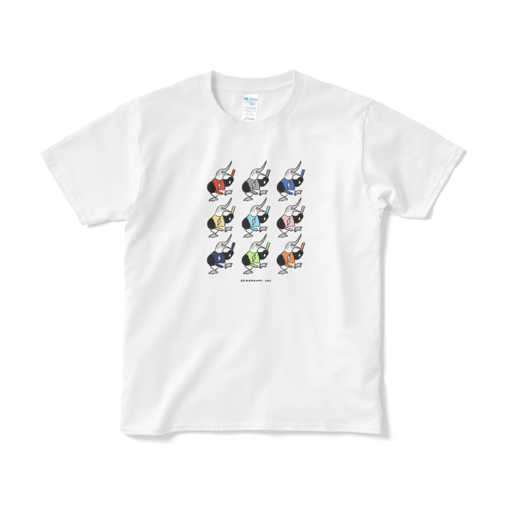 でんぱヲタ鳥Tシャツ　白or黒