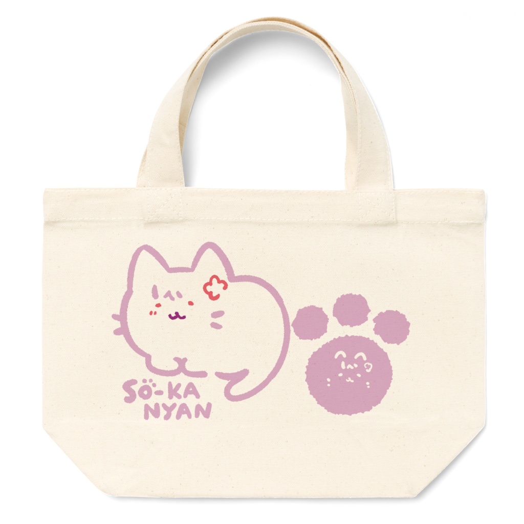 そうかにゃんトートバッグ3サイズ souka有りVer.