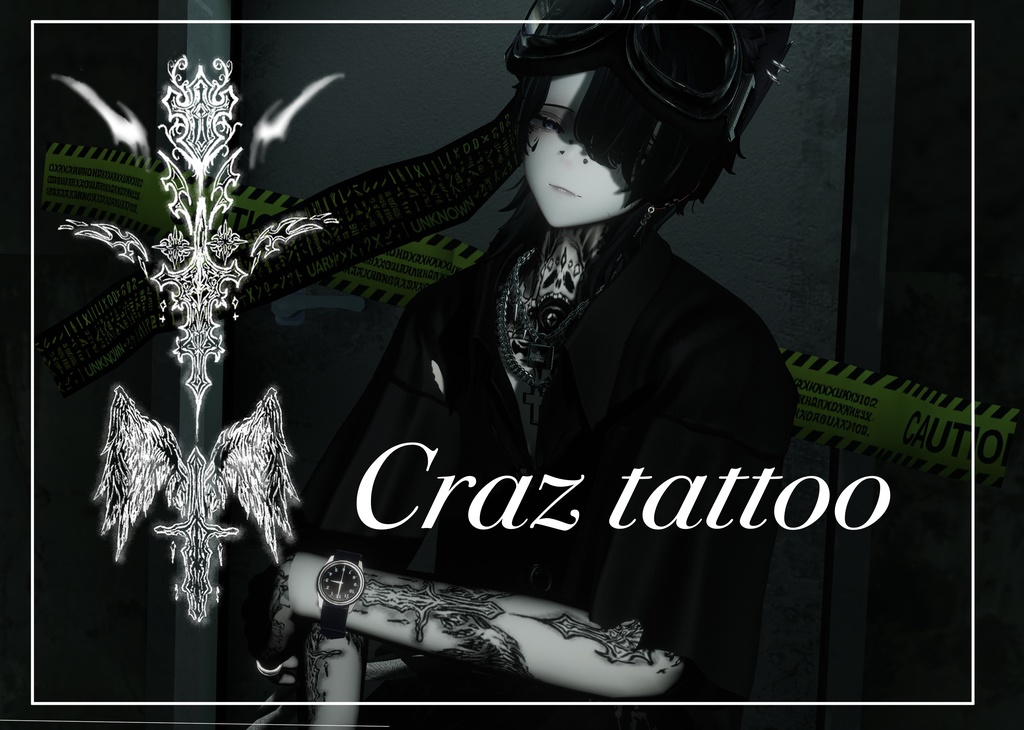 【6アバター対応】Craz tattoo