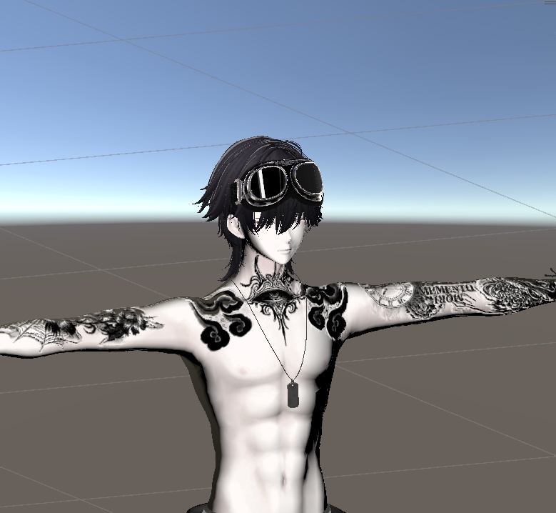 【6アバター対応】Hell tattoo