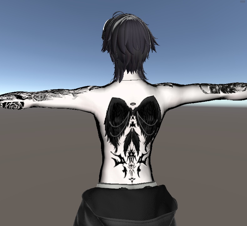 【6アバター対応】Hell tattoo