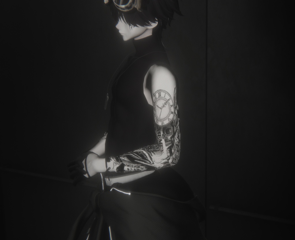 【6アバター対応】Hell tattoo