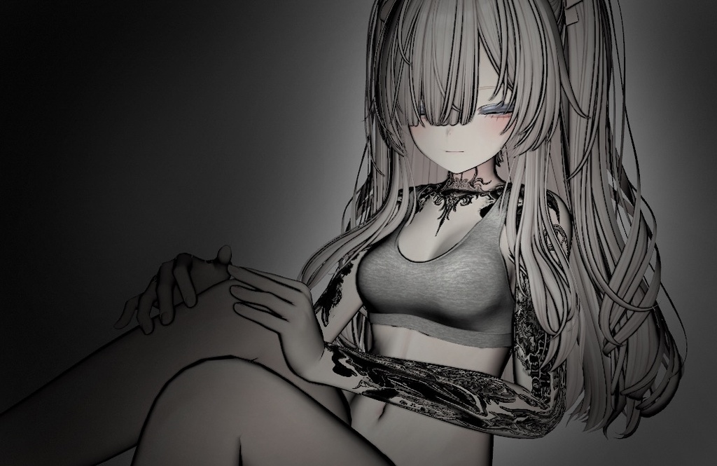 【6アバター対応】Hell tattoo