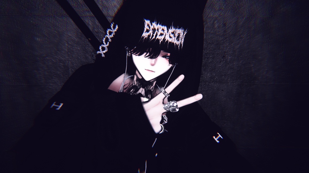 【3Dアクセサリー】Iron Vice Ring set