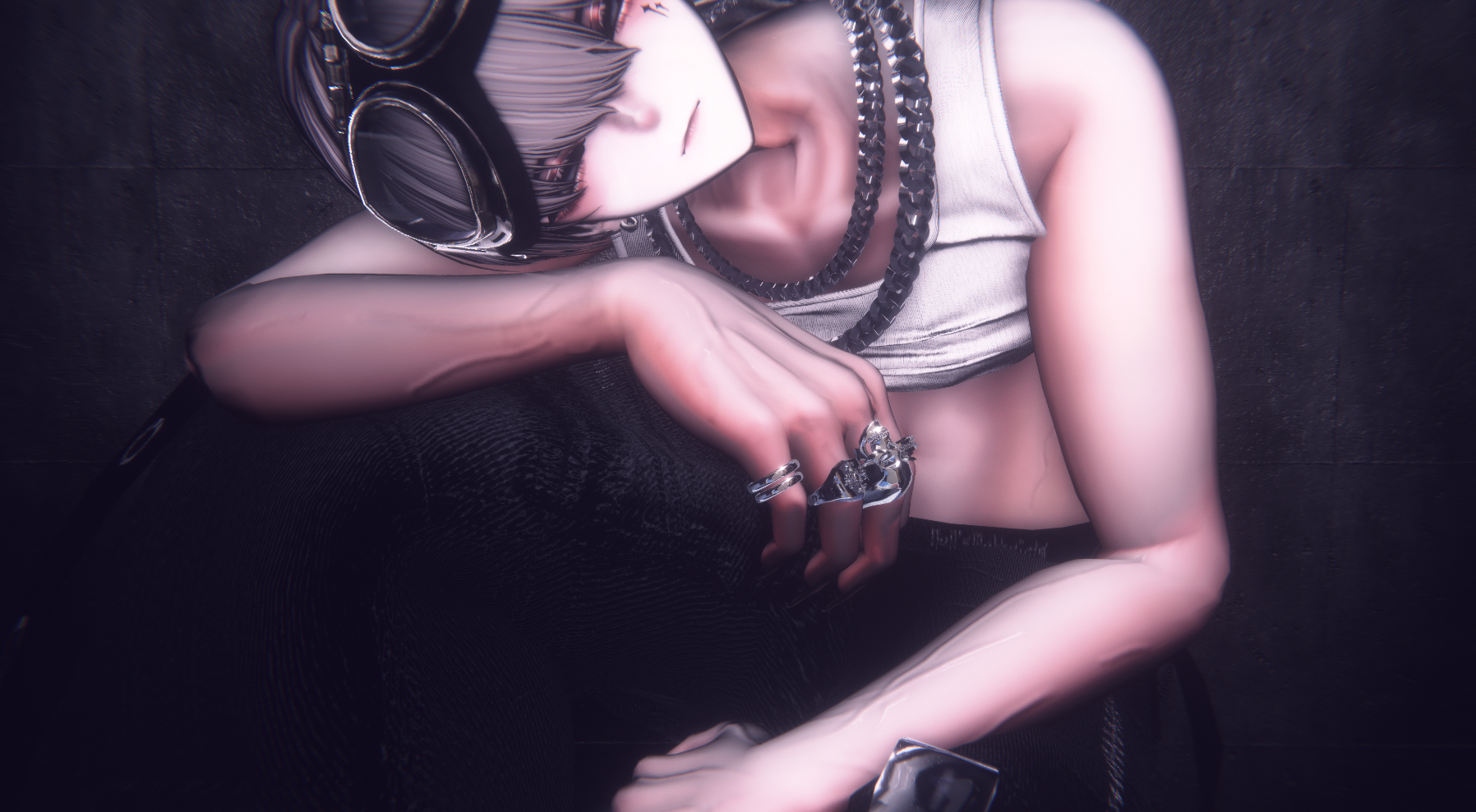 【彼方】血管＆腹筋鎖骨bodymaterial