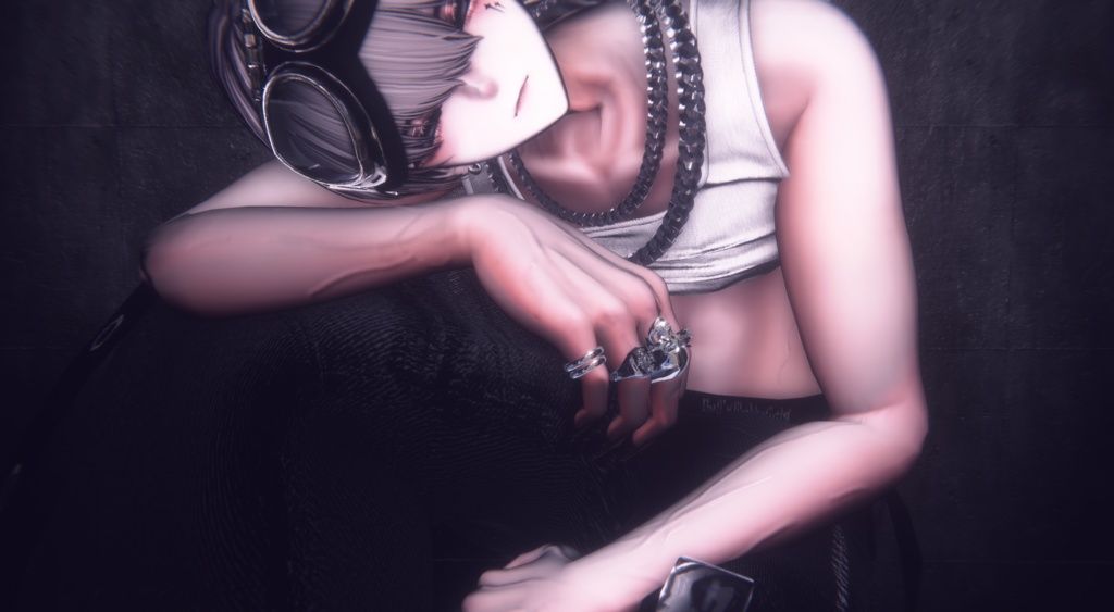 【彼方】血管＆腹筋鎖骨bodymaterial