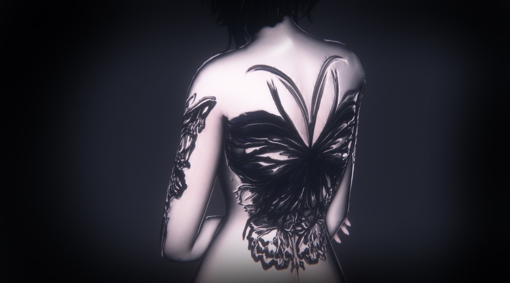 !!!!!50%OFF!!!!!【8アバター対応】Butterfly of Sorrow Tattoo