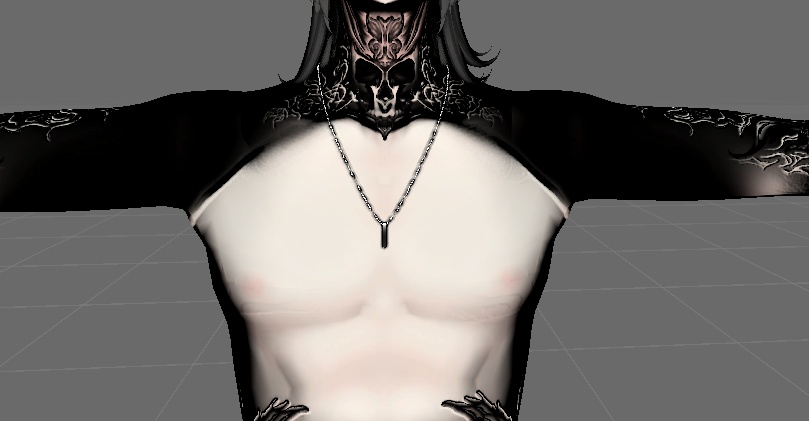 【6アバター対応】Satanic Flora Tattoo