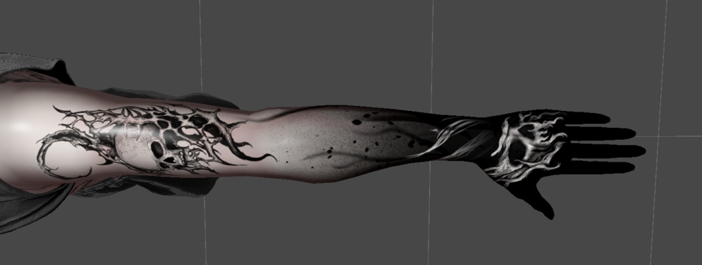 【6アバター対応】Mors Seraphim tattoo