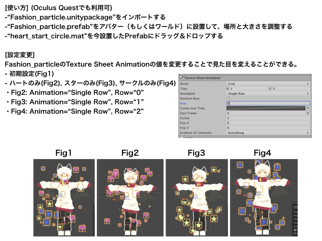 【無料版あり】VRChat向け アバターの周りにハートを散らすやつ(Quest対応)