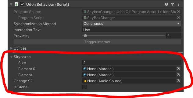 【無料版あり】Skyboxチェンジャー(Global/Local対応版、SDK3用)Unity2019動作確認済み