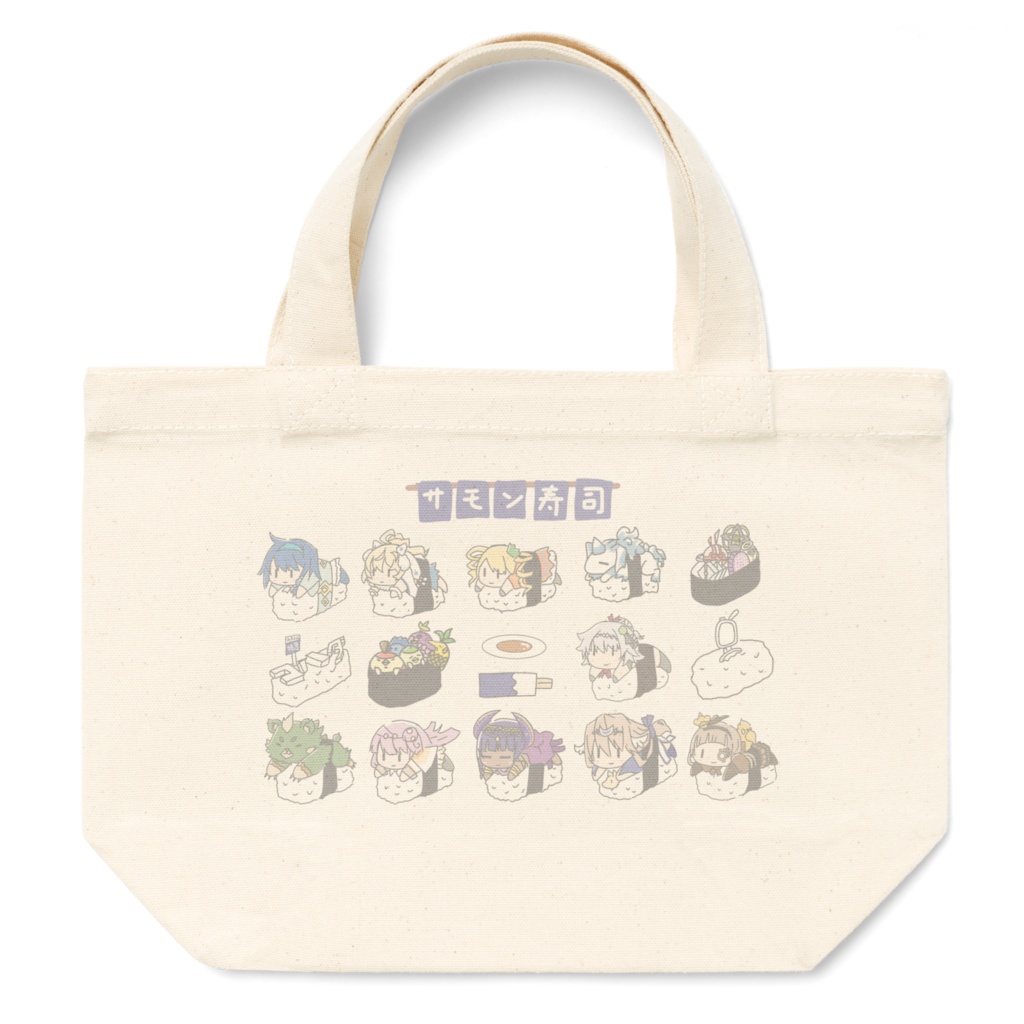 トートバッグS【サモン寿司】